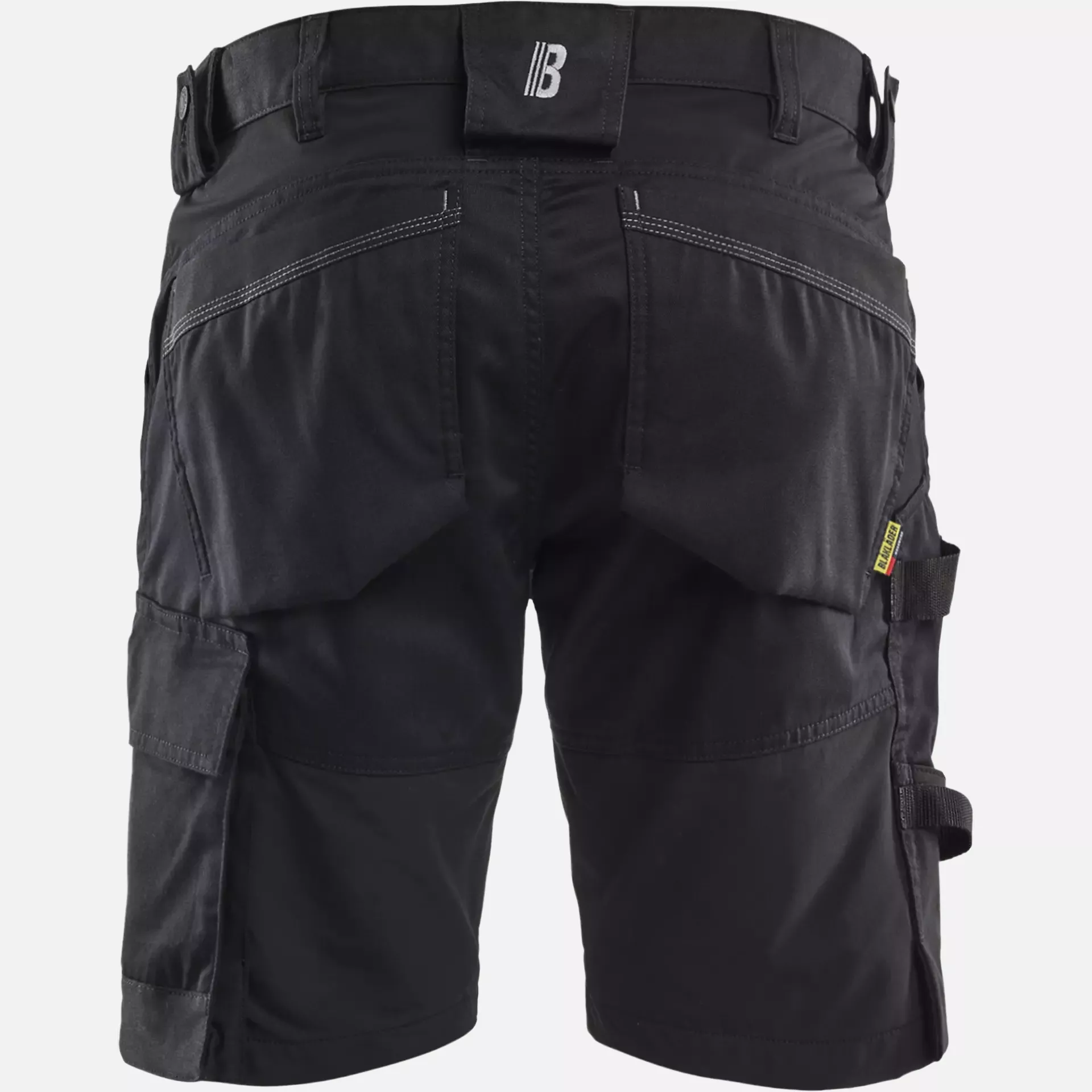 Blaklader 175318329900, Stretch Craftsman Shorts, Black, image 4