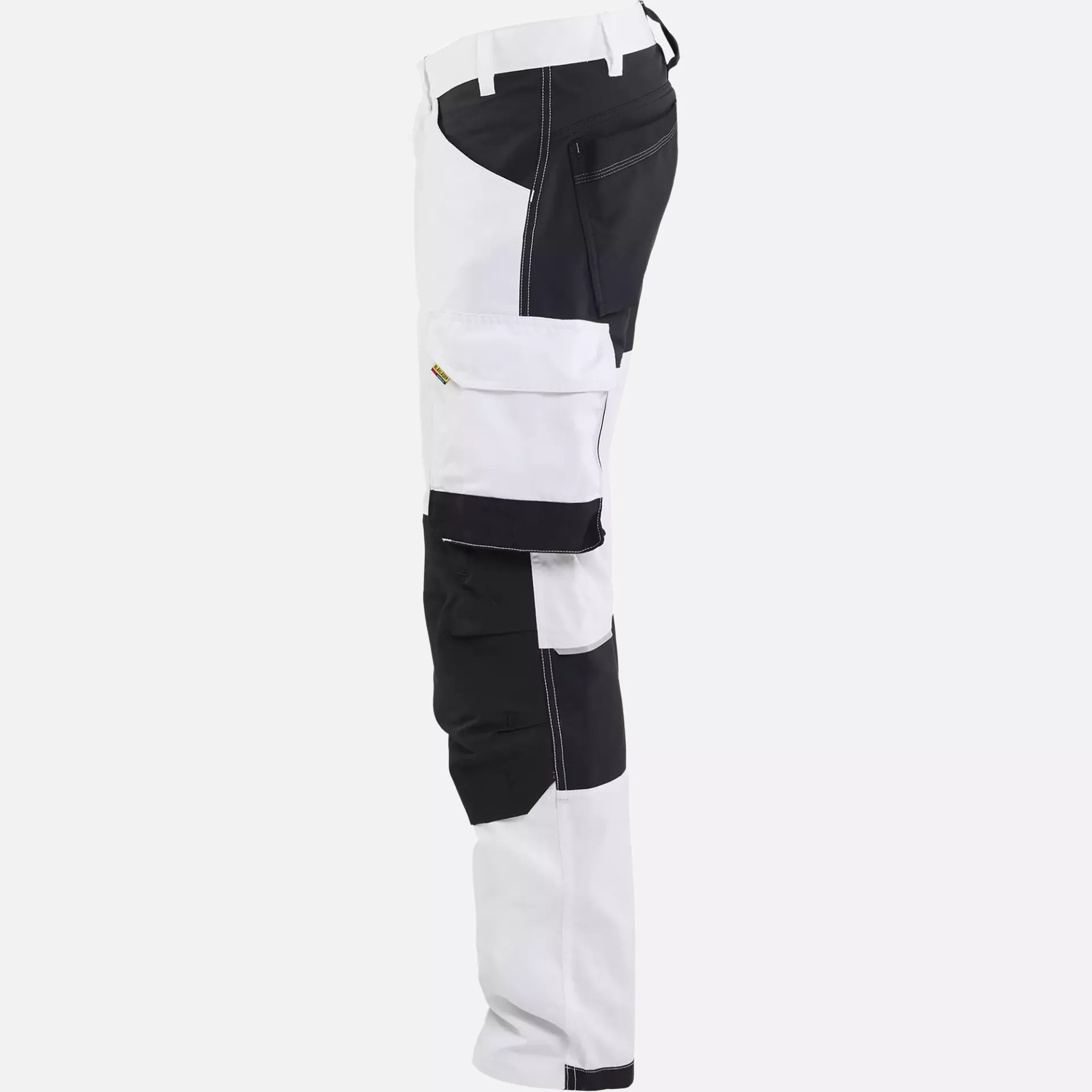 Blaklader 177118321099, Stretch Painters Trousers, White/Black, image 3