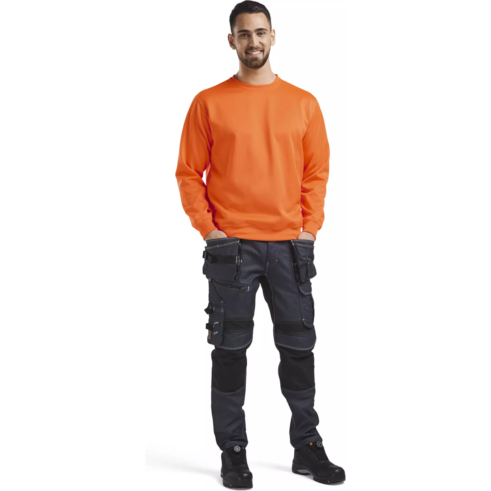 Blåkläder 340110745300, Sweatshirt, Orange, image 5