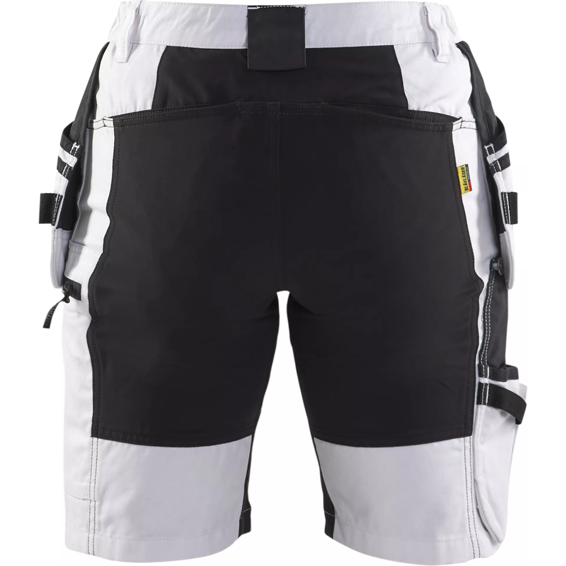 Blaklader 717110001099, X1900 Damen Stretch Maler Shorts, Weiß/Schwarz, image 4