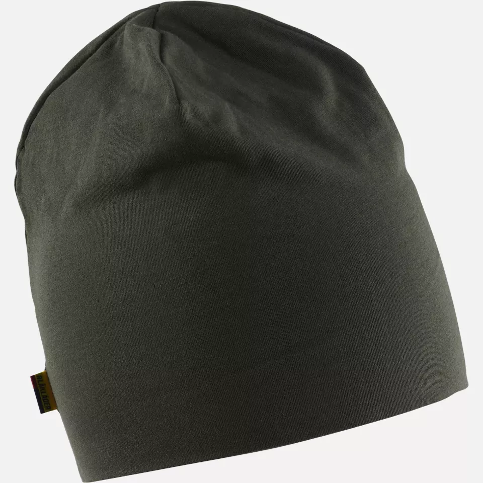 Blaklader 206310374500, Stretch Beanie, Dark Olive Green, image 3, gallery thumbnail
