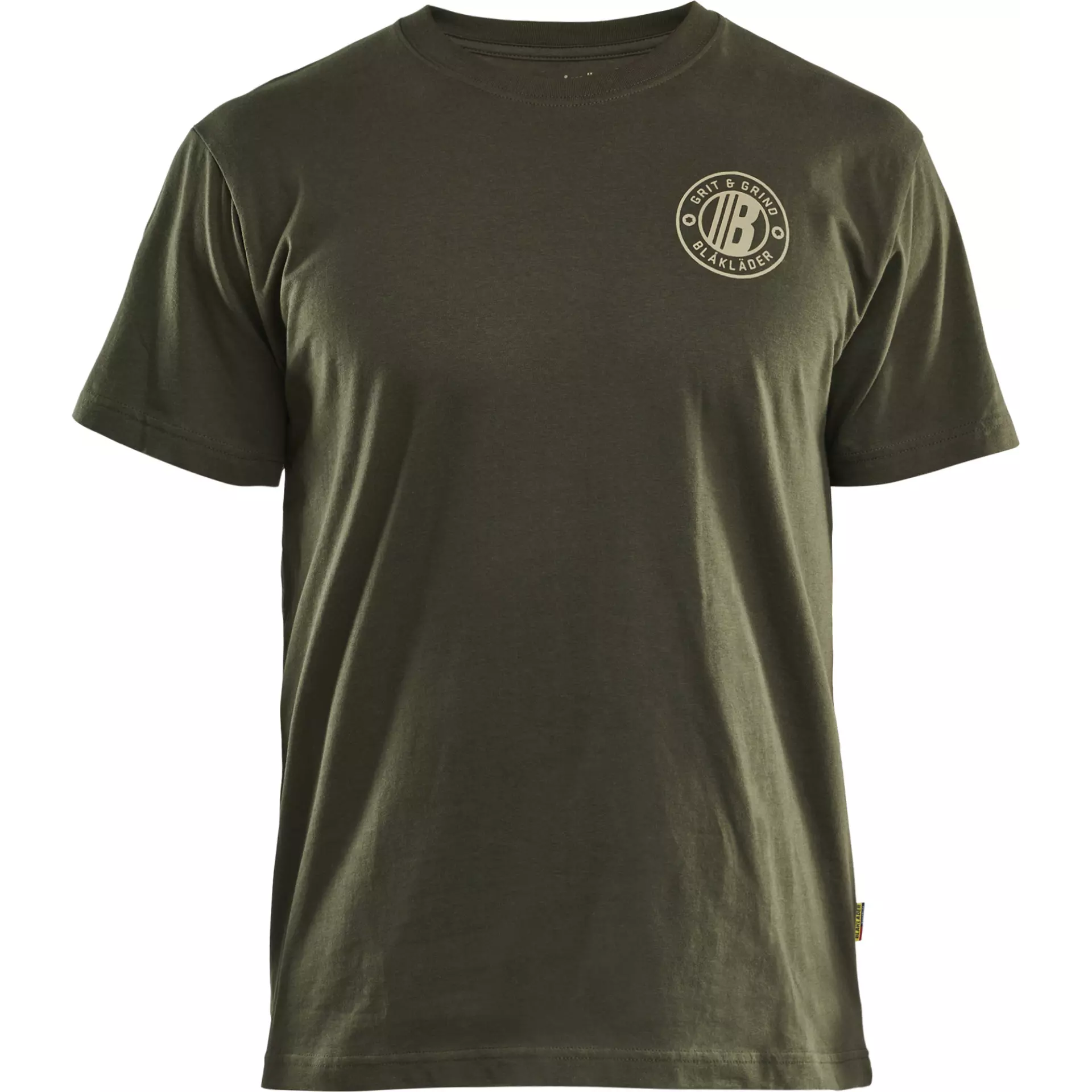 Blaklader 942010424209, Grit Flag T-Shirt, Forest Green