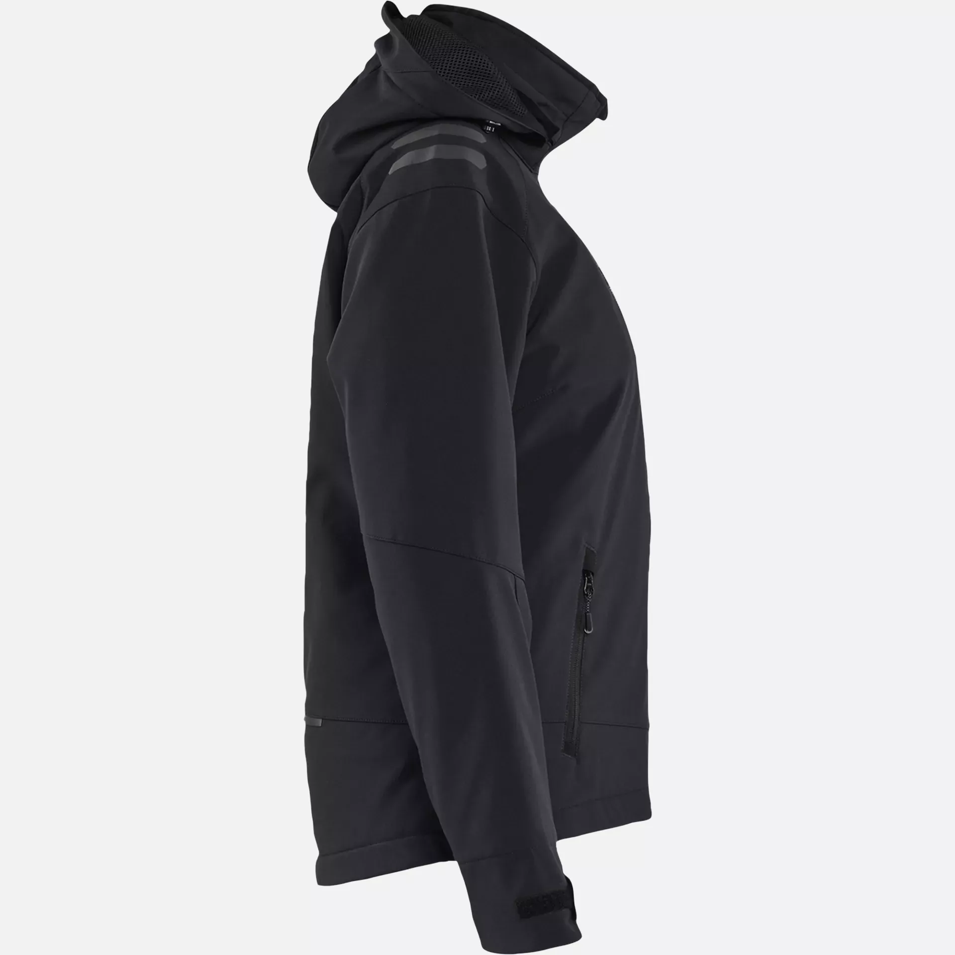 Blaklader 475125139956, Women's Softshell Winter Jacket Lightly Lined, Black/Red, image 2
