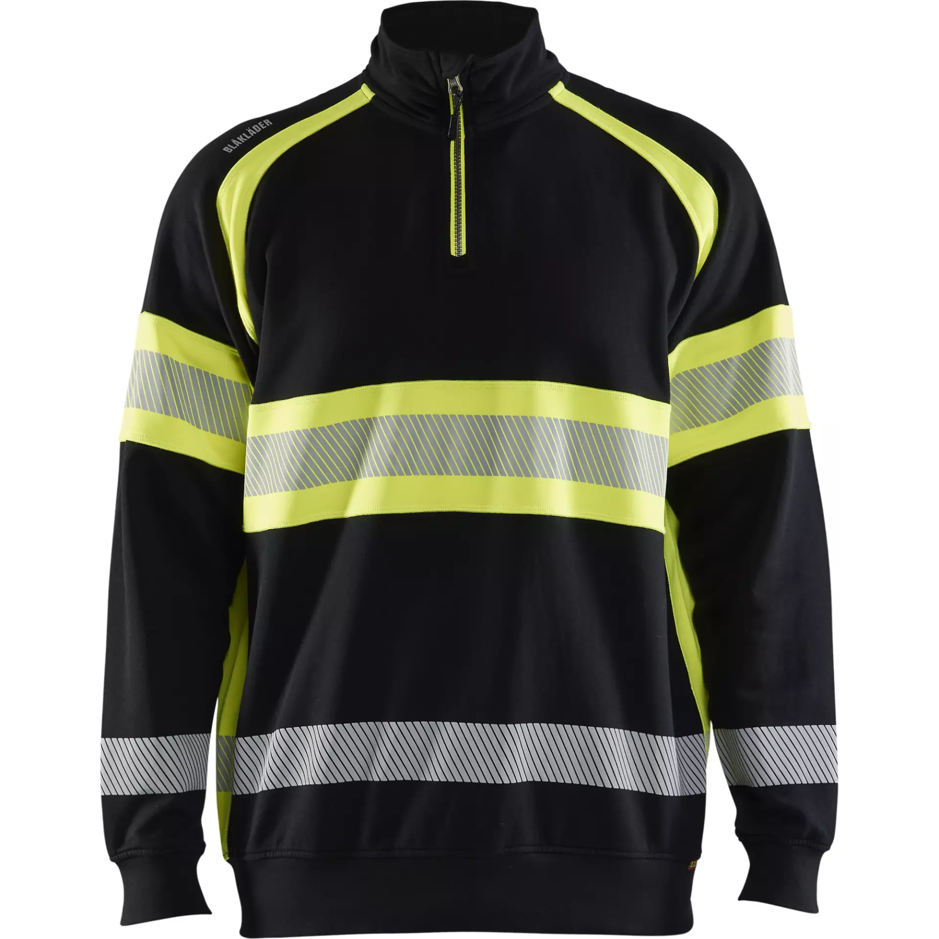 Blaklader 355311589933, High Vis Sweatshirt, Black/Yellow