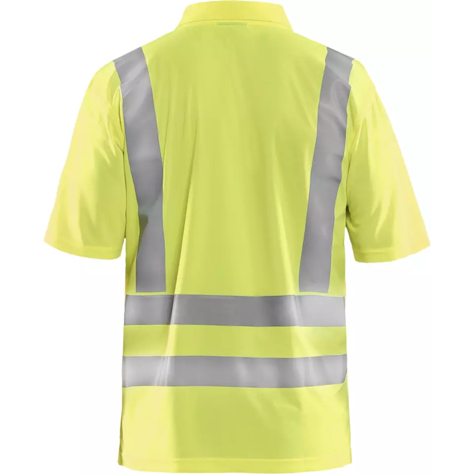 Blåkläder 339110113300, High Vis UV Protection Polo Shirt, Yellow, image 4, gallery thumbnail