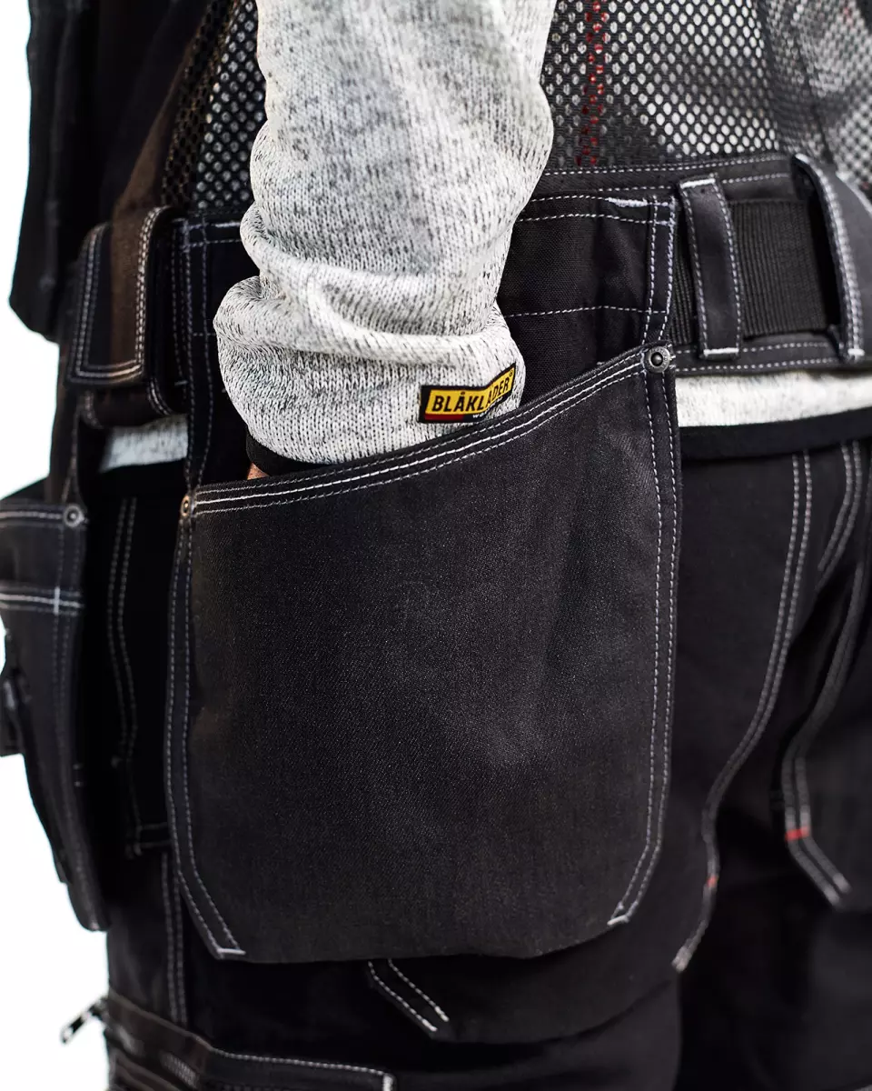 Blaklader 311913109900, X1900 Handwerker Weste, Schwarz, image 6, gallery thumbnail