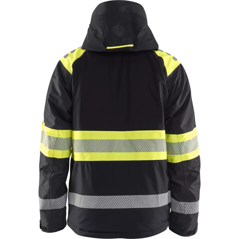 Blaklader 448019779933, High Vis Winterjacke, Schwarz/Gelb, image 4, gallery thumbnail