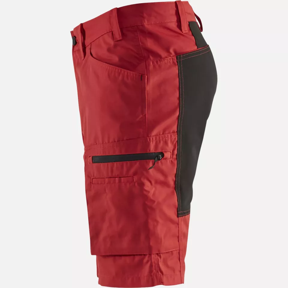 Blaklader 144918455699, Stretch Shorts, Red/Black, image 3, gallery thumbnail