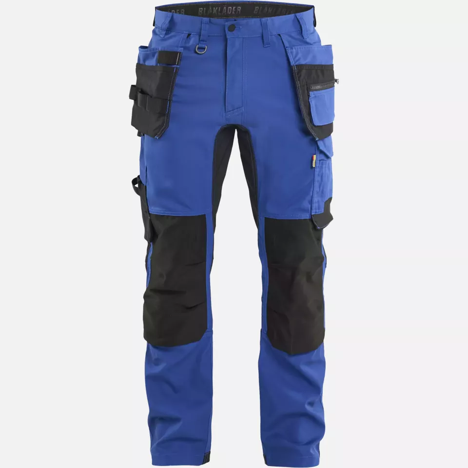 Blaklader 175018328599, Stretch Handwerker Arbeitshose, Kornblau/Schwarz, image 1, gallery thumbnail