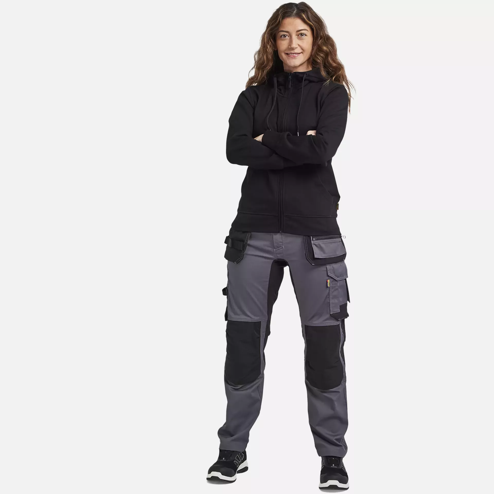 Blaklader 339511589900, Ladies Zip Hoodie, Black, image 5
