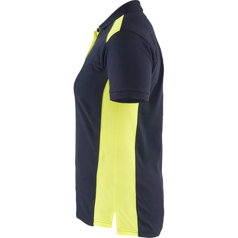 Blaklader 339010508633, Damen Polo Shirt, Dunkel Marineblau/Gelb, image 3, gallery thumbnail