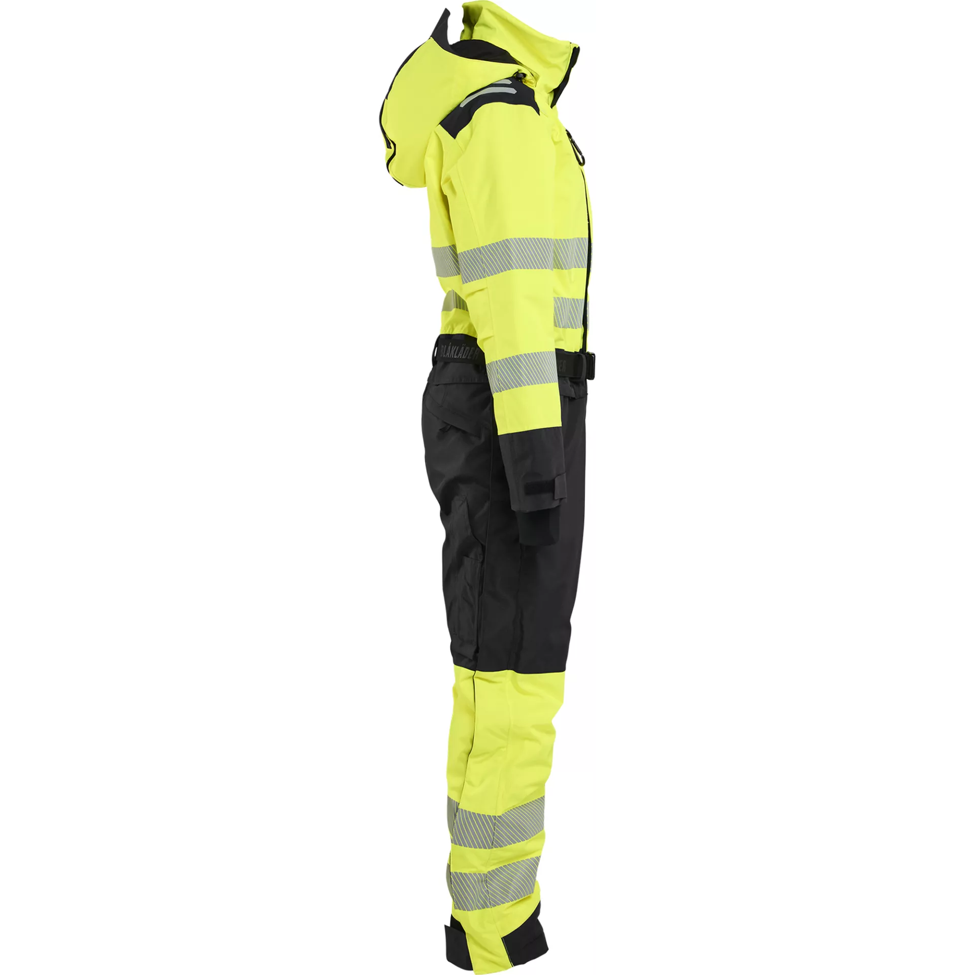 Blaklader 672619773399, Ladies High Vis Winter Coverall, High Vis Yellow/Black, image 2