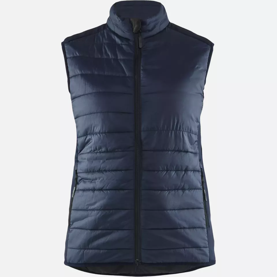 Blaklader 386420308600, Women's Lined Vest, Dark Navy, image 1, gallery thumbnail