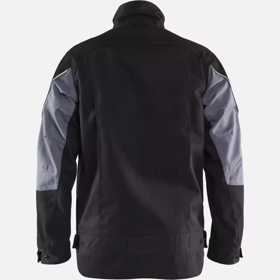 Blaklader 406115169994, Flame Resistant Jacket, Black/Grey, image 4, gallery thumbnail