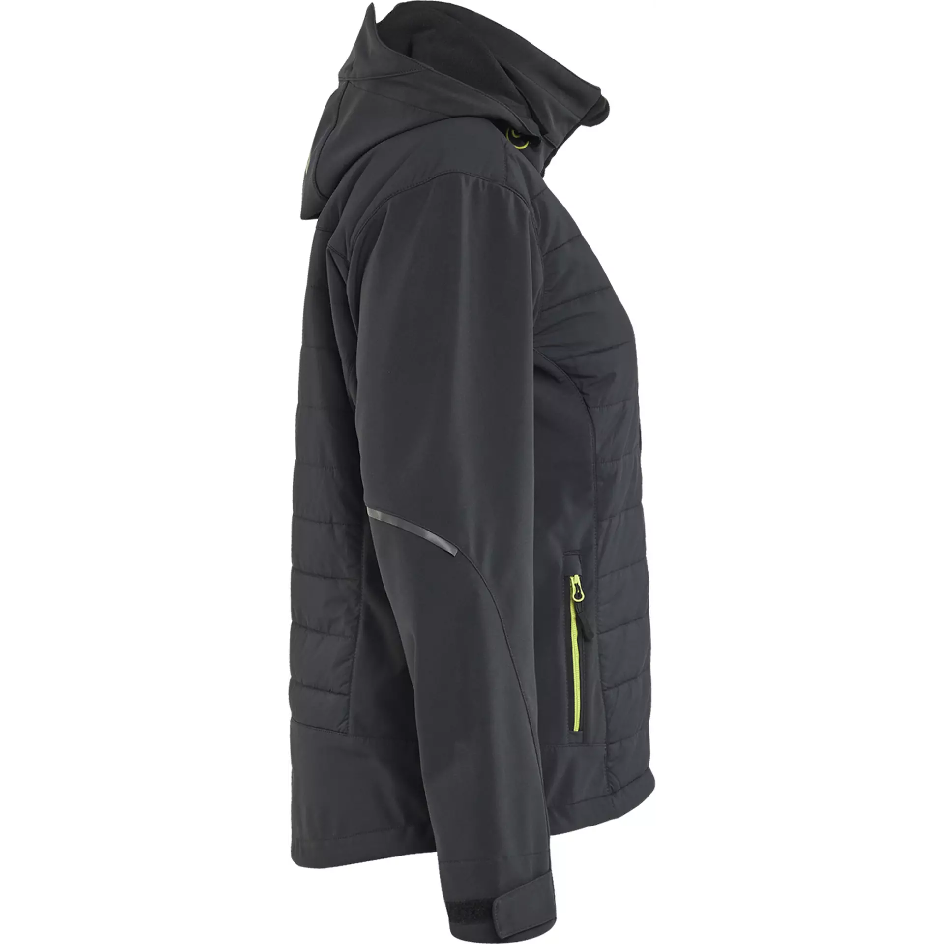 Blåkläder 473325139933, Women's Hybrid Jacket, Black/Yellow, image 2