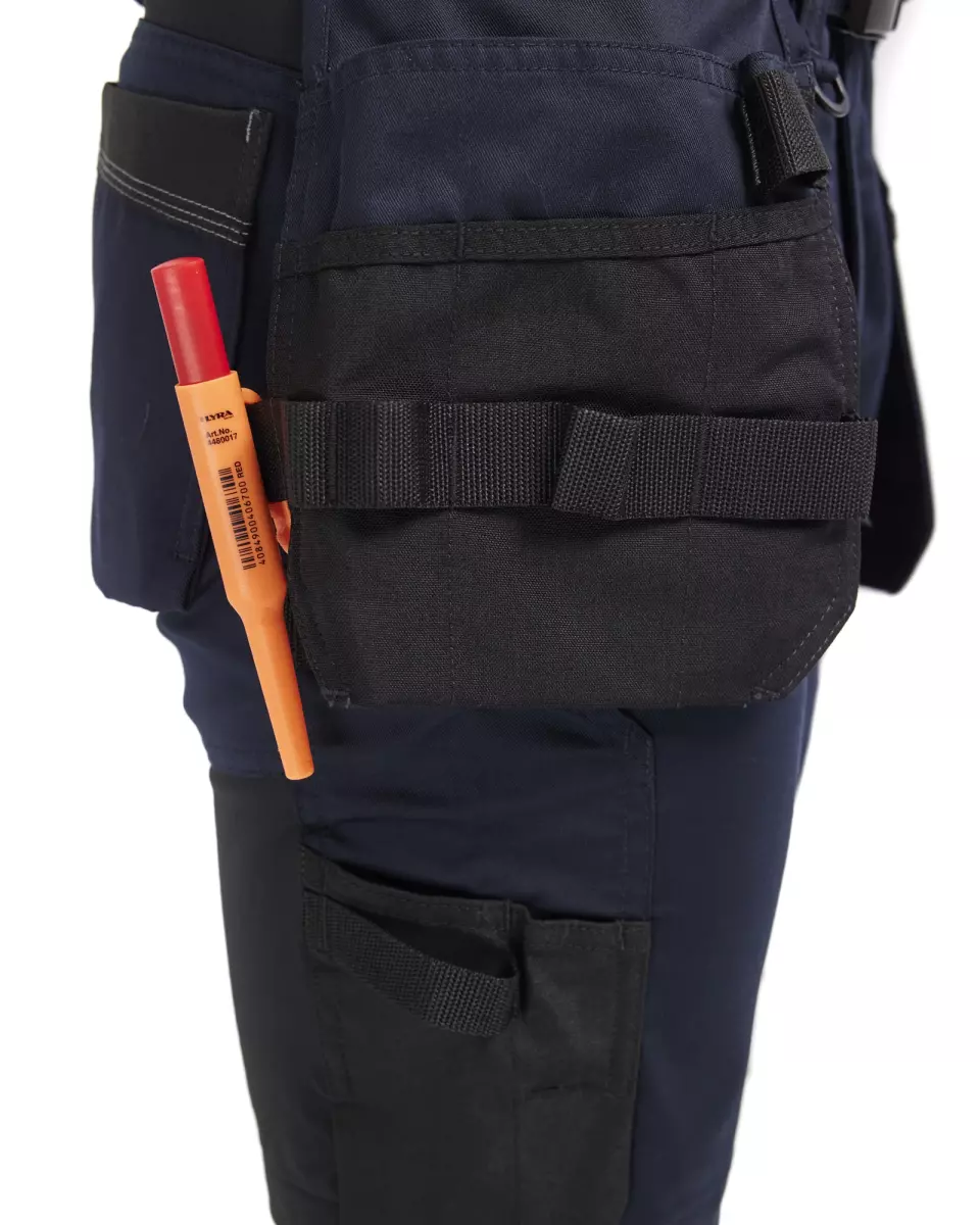 Blaklader 713318328600, Ladies Stretch Craftsman Shorts, Dark Navy, image 8, gallery thumbnail