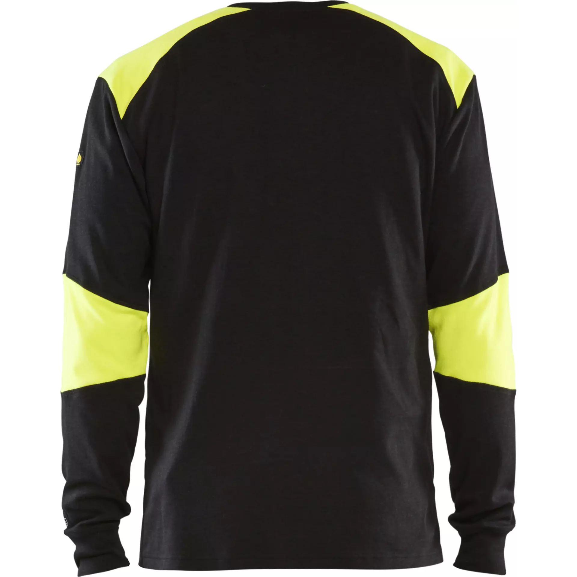 Blaklader 345717618933, Flammschutz Langarm Shirt, Marineblau/ Gelb, image 4