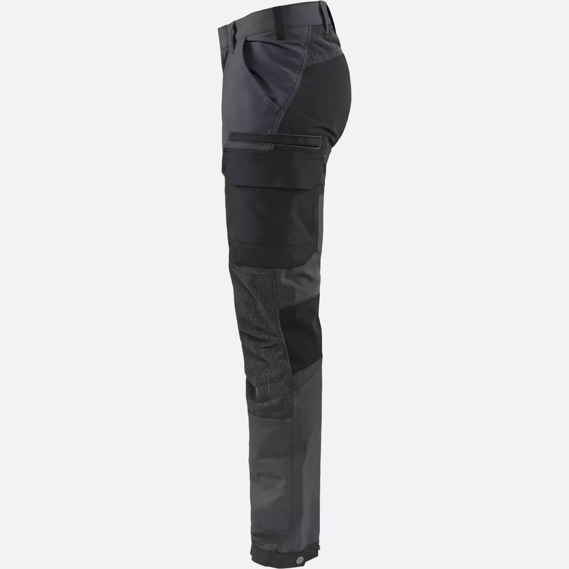 Blaklader 142216459699, 4-Way Service Stretch Work Trousers, Medium Grey/Black, image 3