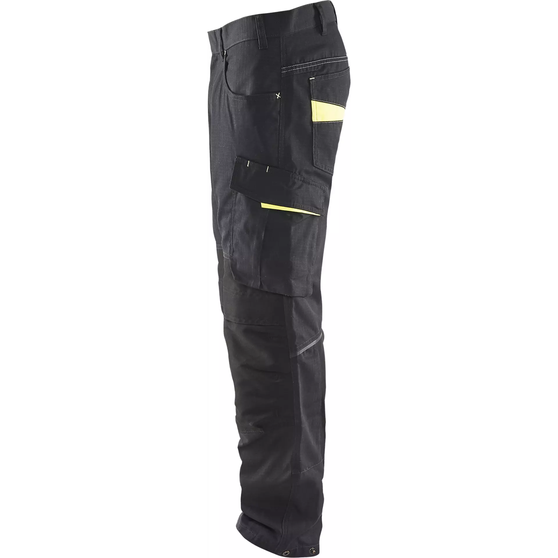 Blaklader 149513309933, Stretch Work Trousers, Black/Yellow, image 3