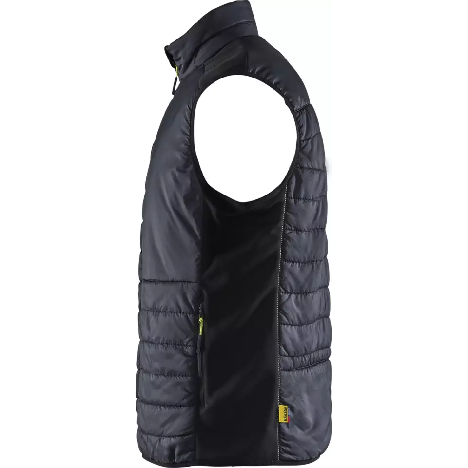 Blaklader 386320309933, Gefütterte Weste, Schwarz/Gelb, image 3, gallery thumbnail