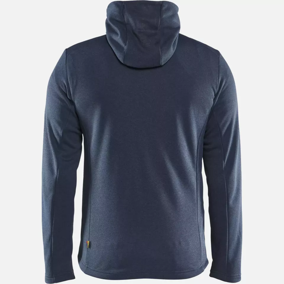Blaklader 354025338299, Hooded Sweatshirt with Zipper, Dove Blue/Black, image 4, gallery thumbnail
