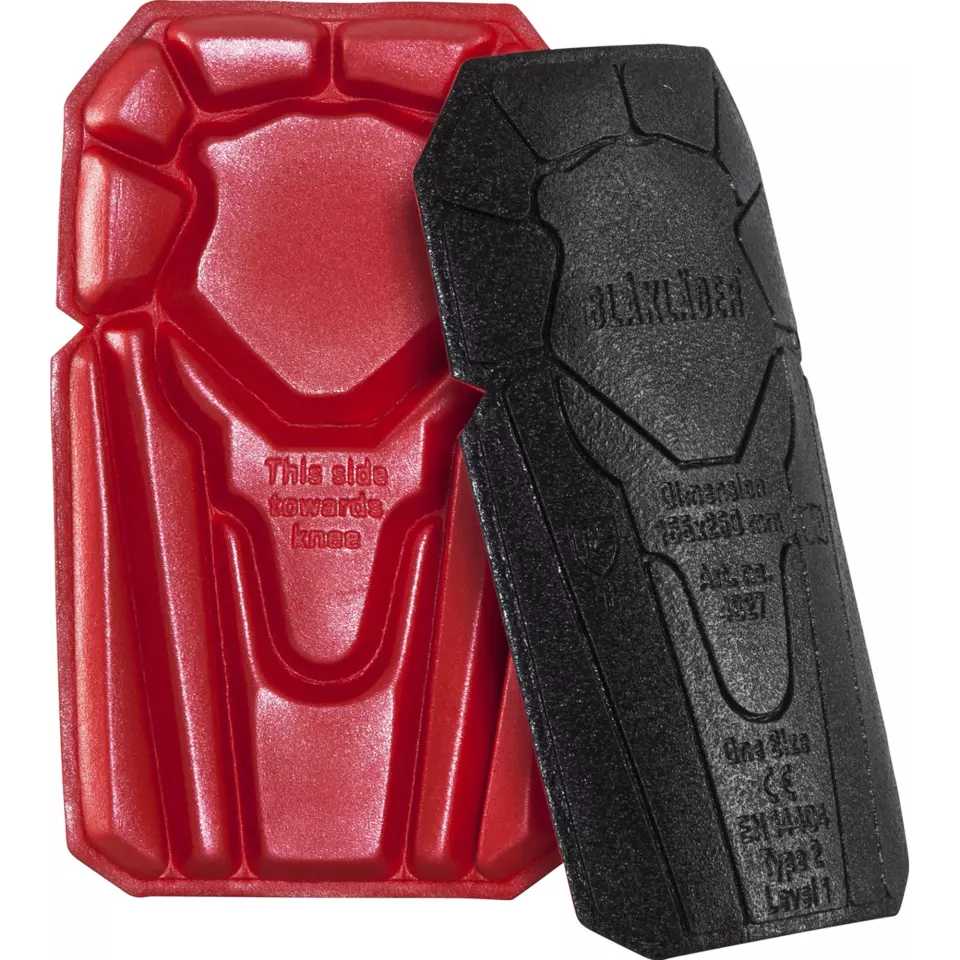 Blaklader 402712039956, Knee Pad, Black/Red, image 1, gallery thumbnail