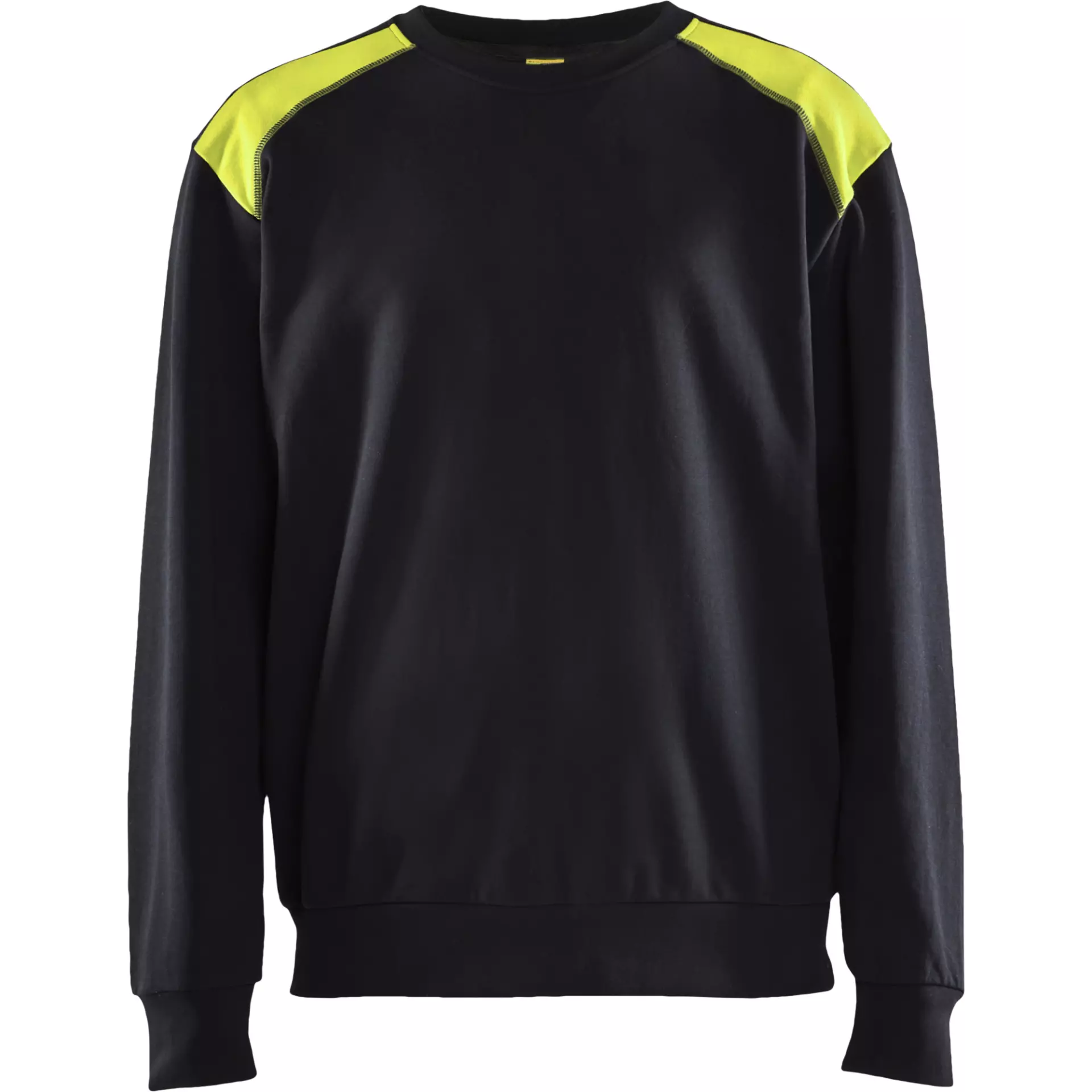 Blaklader 358011589933, Sweatshirt, Black/Yellow