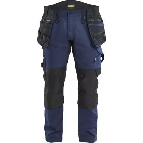 Blaklader STRIKER Stretch Craftsman Work Trousers, Dark Navy/Black