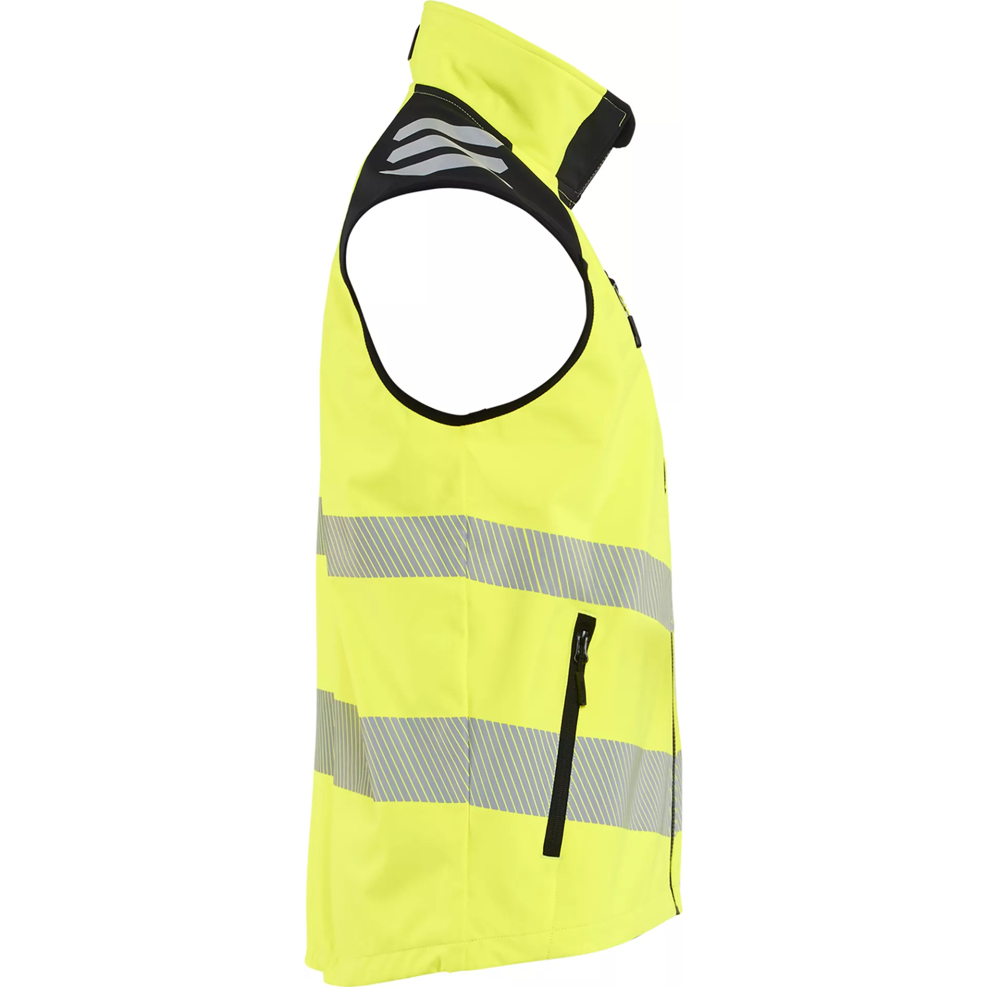 Blaklader 309125133399, High Vis Softshell Vest, High Vis Yellow/Black, image 3