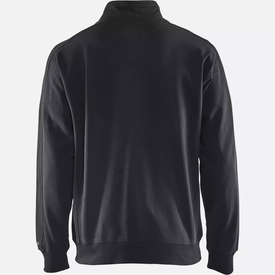 Blaklader 334910489900, Zip Sweatshirt, Black, image 4, gallery thumbnail