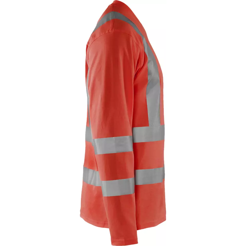 Blaklader 338110705500, High Vis UV Protection Long Sleeve Shirt, Red, image 2, gallery thumbnail