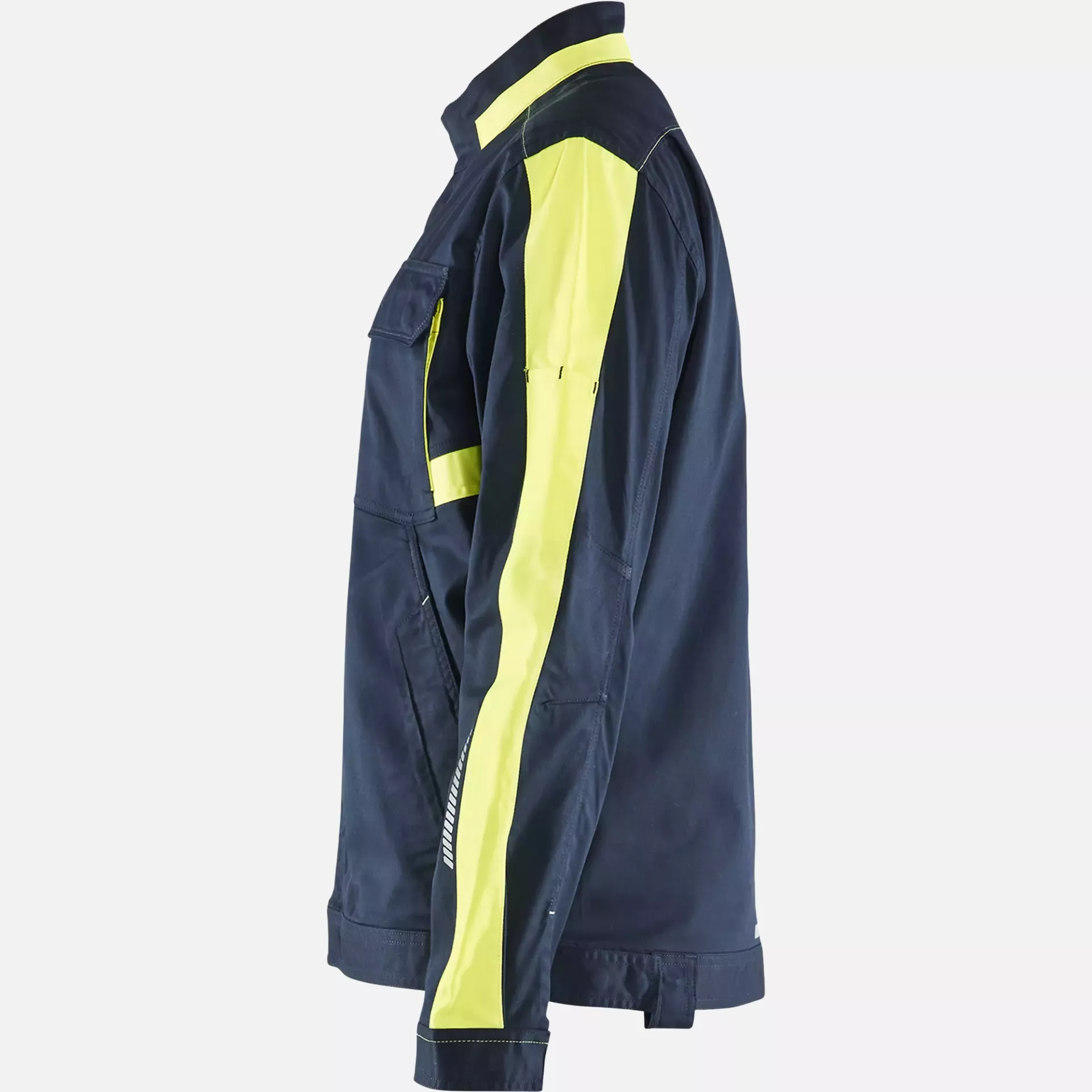 Blaklader 444418328633, Industrie Stretch Jacke, Dunkel Marineblau/Gelb, image 3