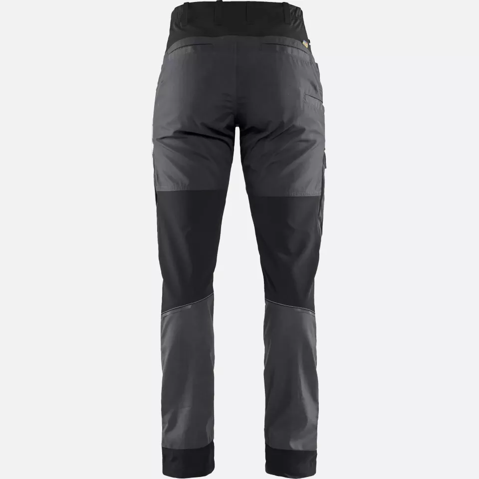 Blaklader 716618459699, Damen Stretch Servicehose, Mittelgrau/Schwarz, image 3, gallery thumbnail
