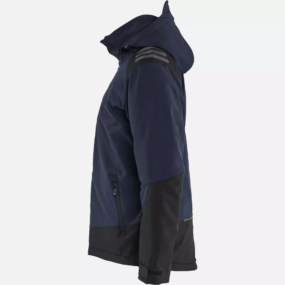 Blaklader 475025138699, Softshell Winter Jacket Lightly Lined, Dark Navy/Black, image 3, gallery thumbnail