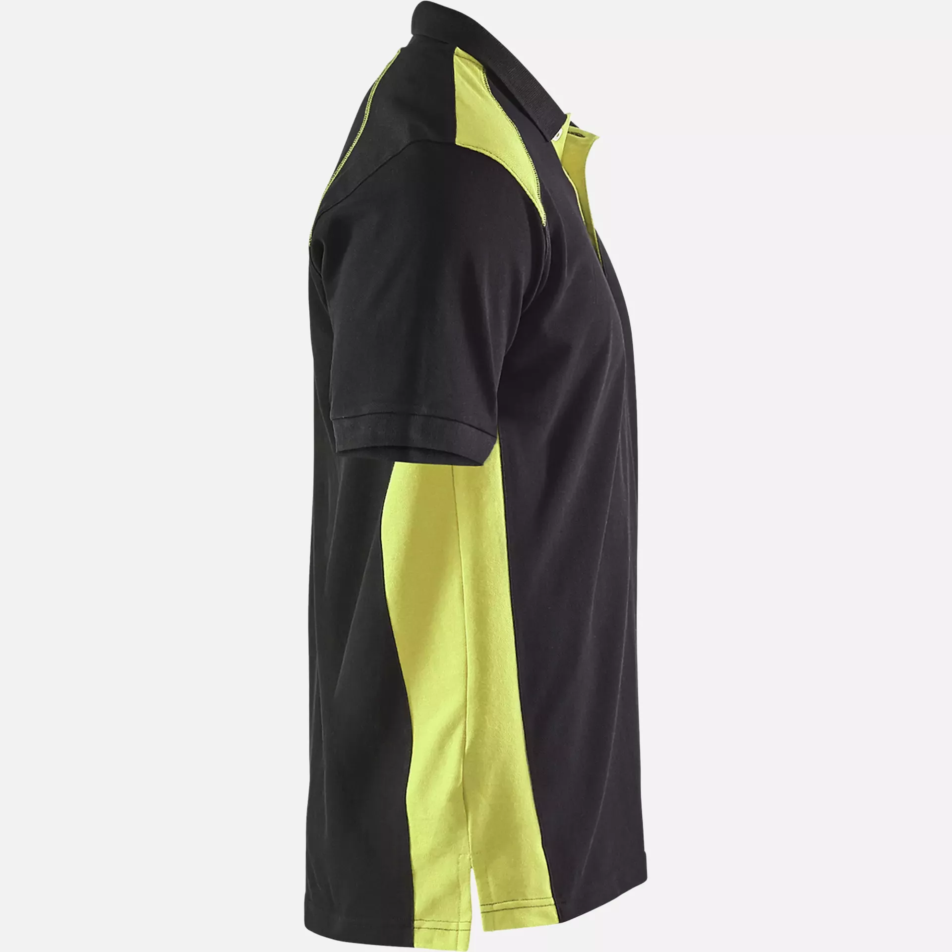 Blaklader 332410509933, Polo Shirt, Black/Yellow, image 2