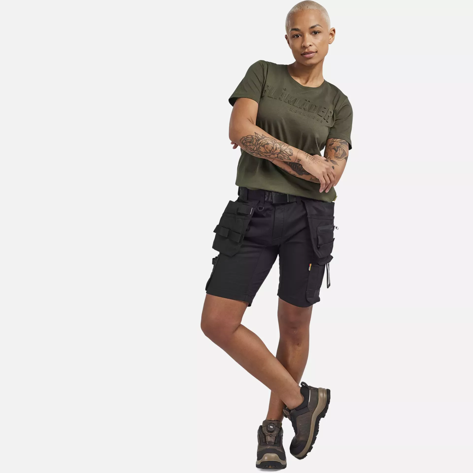 Blaklader 343110424209, 3D Women's T-Shirt, Forest Green, image 5