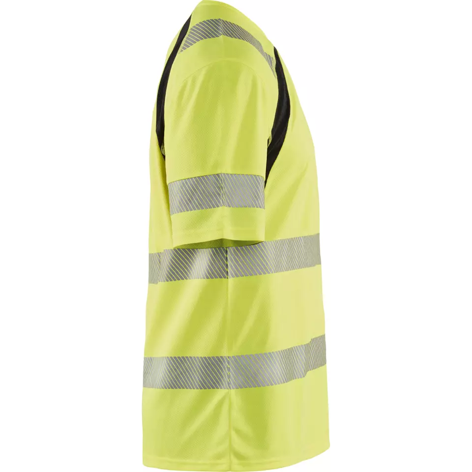 Blåkläder 339710133399, High Vis UV Protection T-Shirt, Yellow/Black, image 2, gallery thumbnail