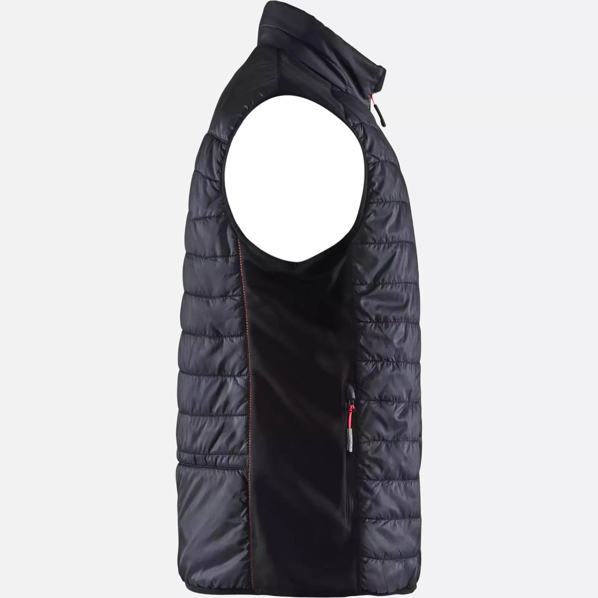 Blaklader 386320309956, Warm Lined Vest, Black/Red, image 2