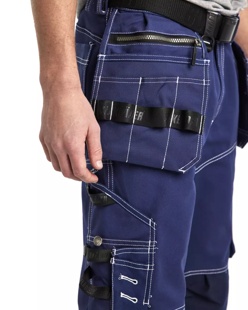 Blaklader 179013708800, Stretch Craftsman Work Trousers, Navy, image 7, gallery thumbnail