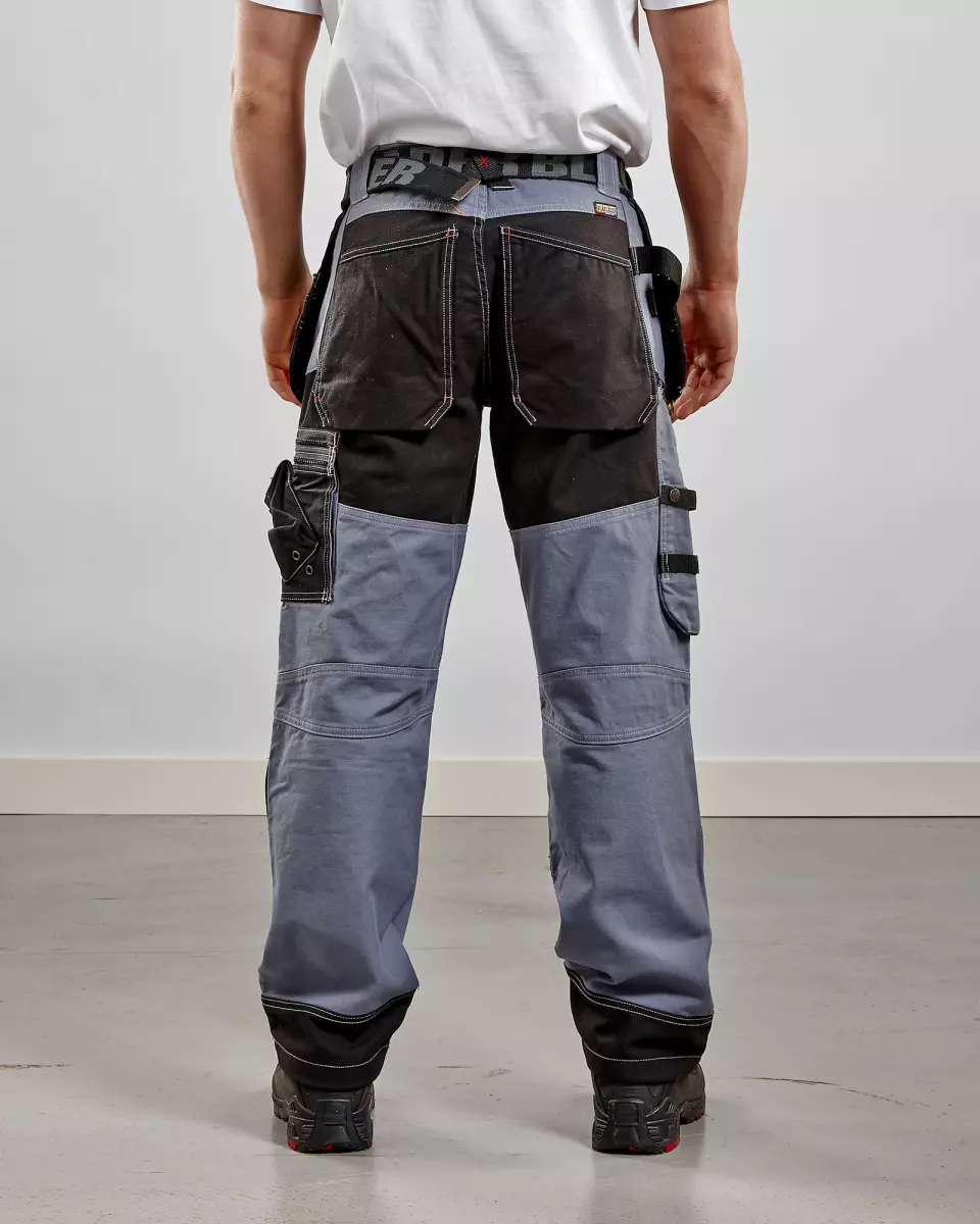 Blaklader 150013709499, Craftsman Work Trousers, Grey/Black, image 6, gallery thumbnail