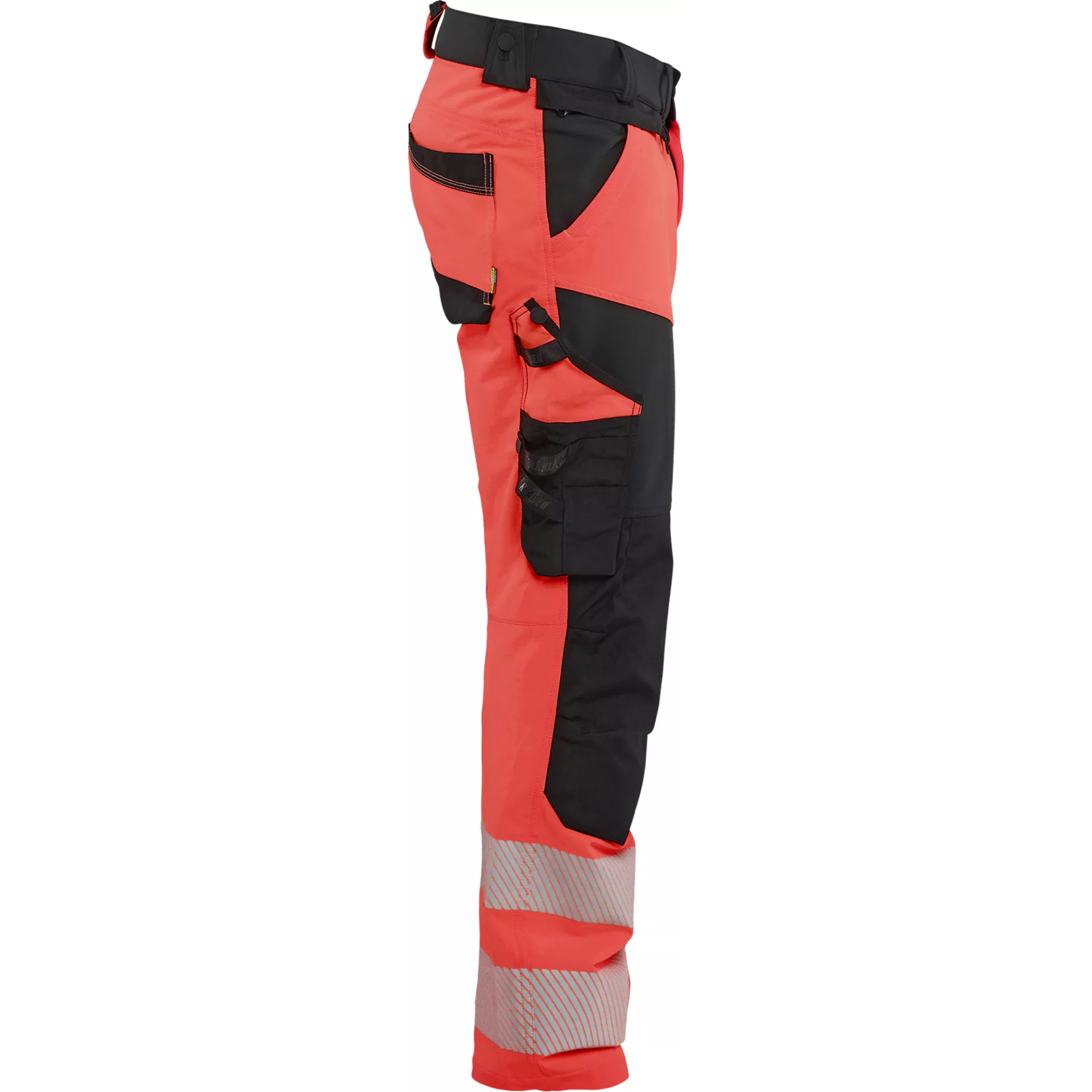 Blaklader 112416485599, Hi-Vis Work Trousers 4-Way Stretch, Hi-Vis Red/Black, image 2