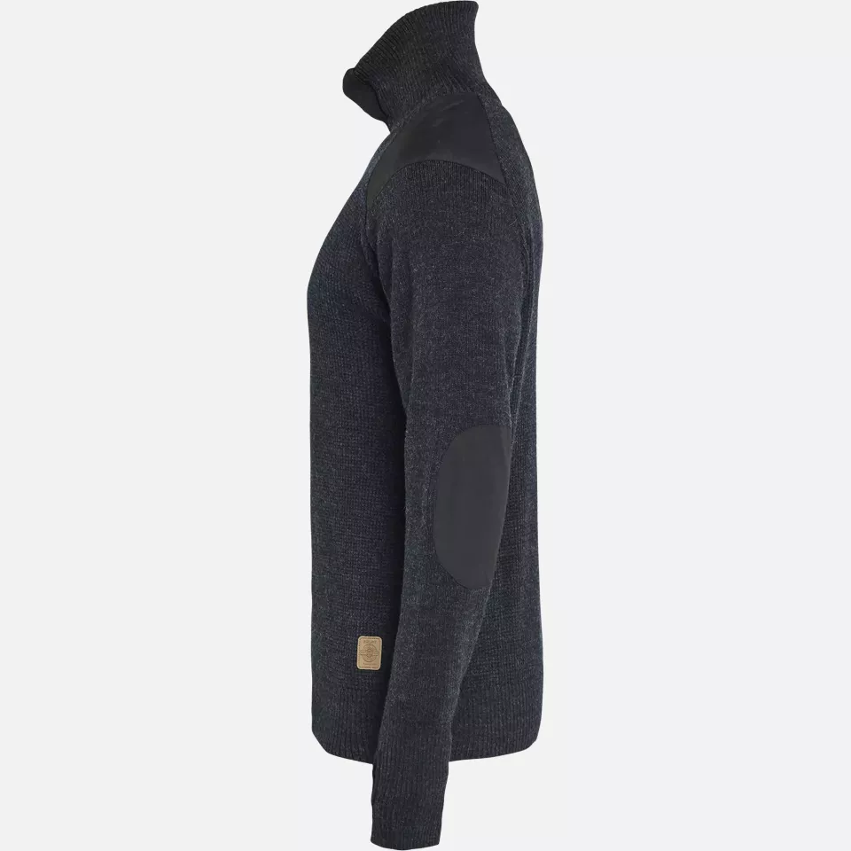 Blaklader 463010719899, Wool Sweatshirt, Dark Grey/Black, image 3, gallery thumbnail