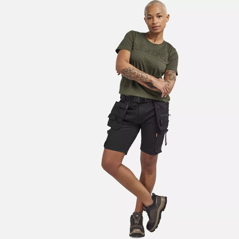 Blaklader 343110424209, 3D Women's T-Shirt, Forest Green, image 5, gallery thumbnail