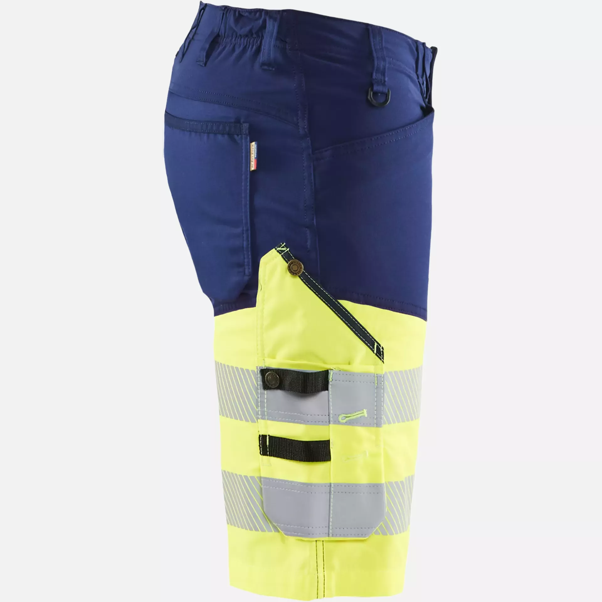 Blaklader 154118118933, High Vis Stretch Shorts, Navy Blue/ Yellow, image 2