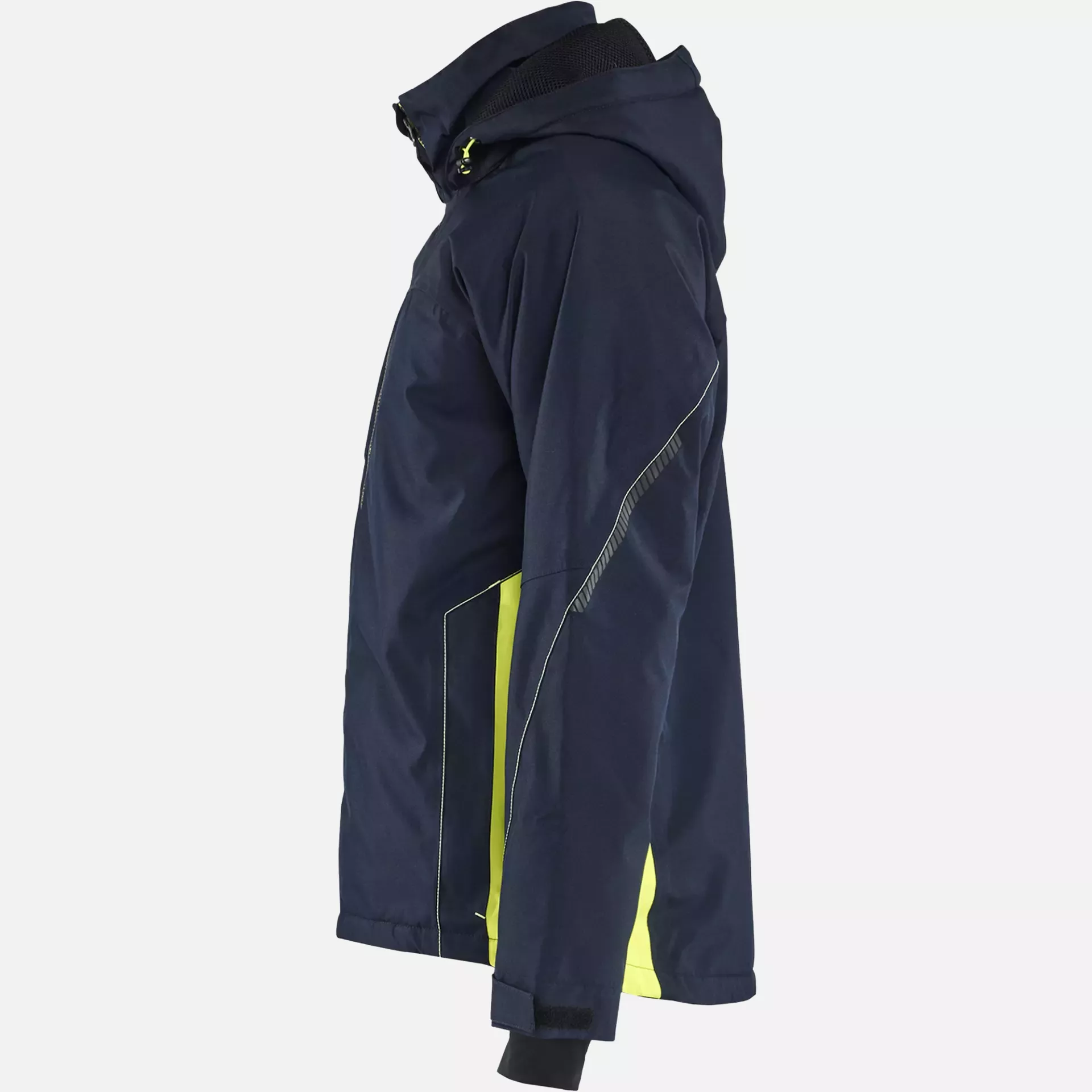 Blaklader 489019778633, Lined Lightweight Winter Jacket, Dark Navy/Yellow, image 3