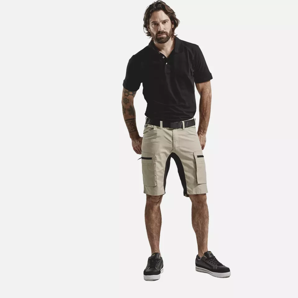 Blaklader 144918452799, Stretch Shorts, Stone Grey/Black, image 5, gallery thumbnail