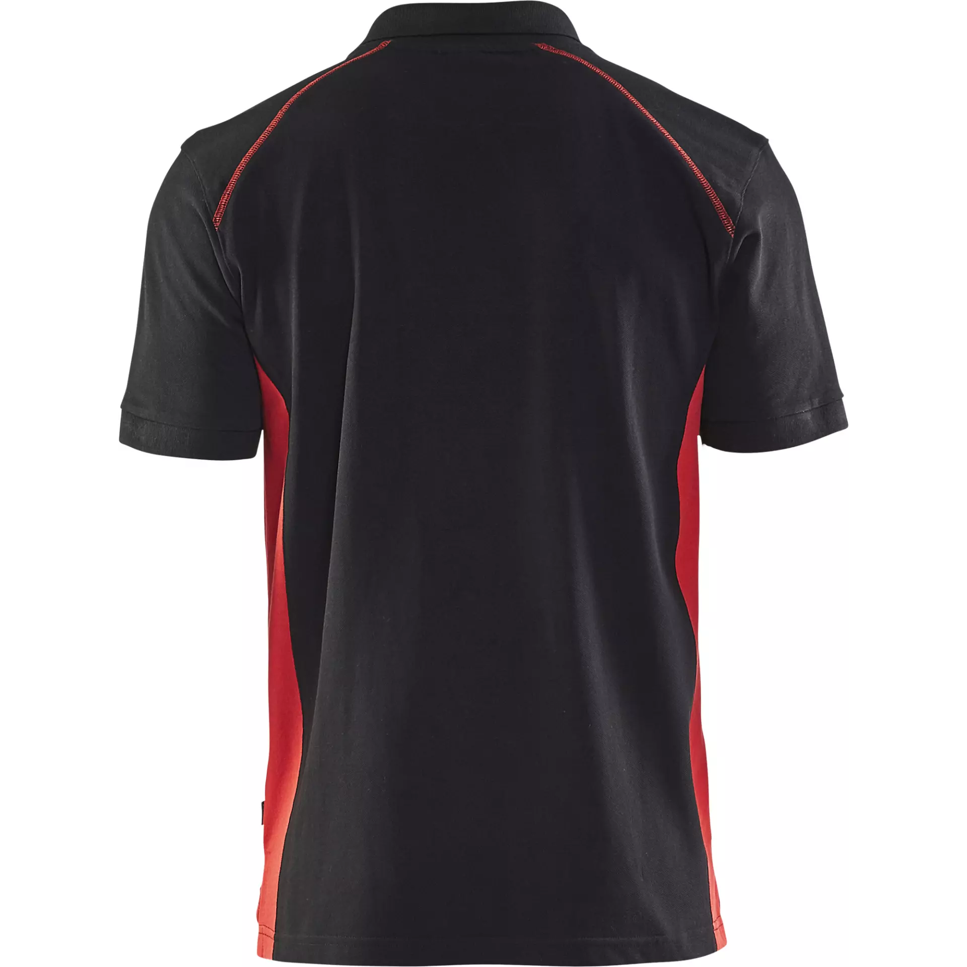 Blaklader 332410509956, Polo Shirt, Black/Red, image 4