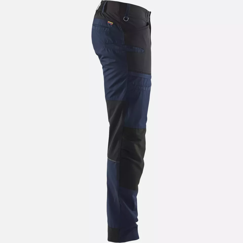 Blaklader 145618458699, Stretch Work Trousers, Dark Navy/Black, image 2, gallery thumbnail