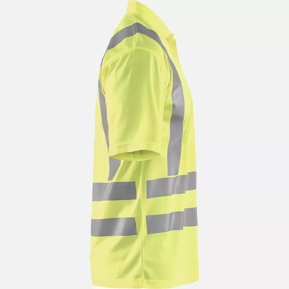 Blaklader 339110113300, High Vis UV Protection Polo Shirt, Yellow, image 2, gallery thumbnail