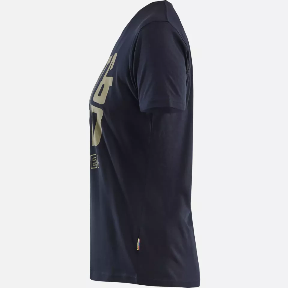 Blaklader 940910428600, Grit and Grind Ladies T-Shirt, Dark Navy Blue, image 3, gallery thumbnail